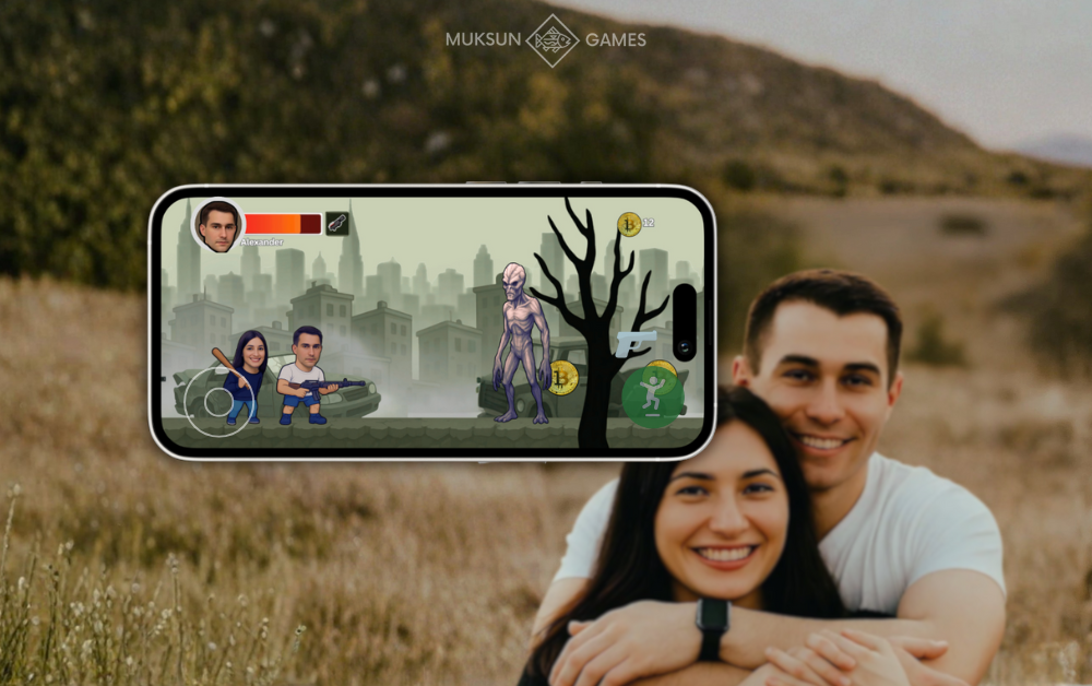 Custom video game gift for couples. Get a personalized video game as a gift. Unique game for boyfriend or girlfriend