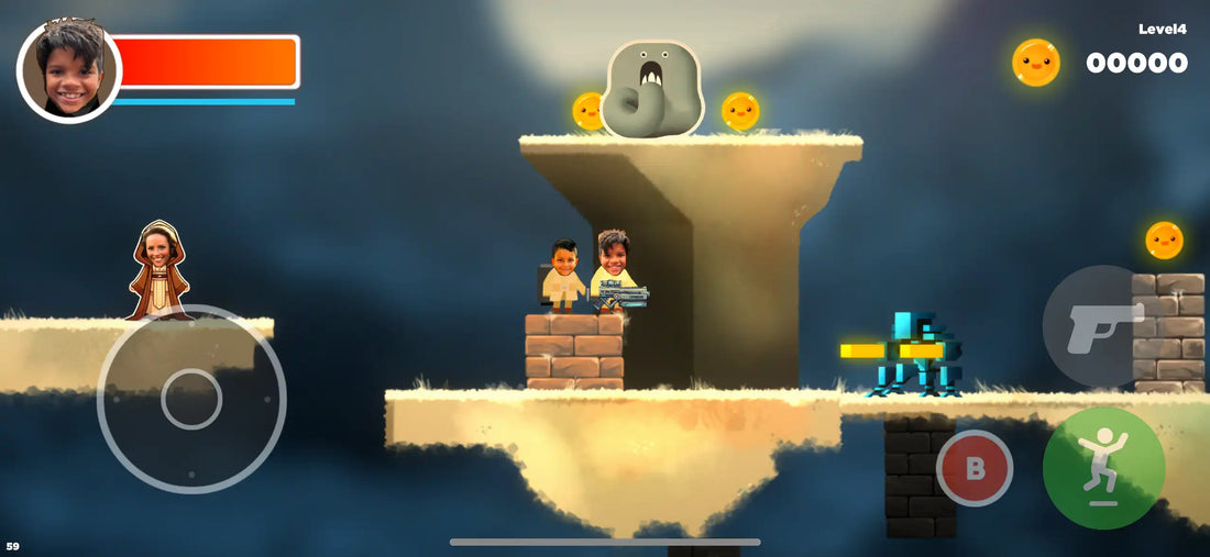 Modern gameplay screenshot of a custom video game by Muksun Games showing a boy as the main hero. The ultimate customizable gift and one of the best gifts for teen boys, offering a unique present and cool gift ideas for gamers.