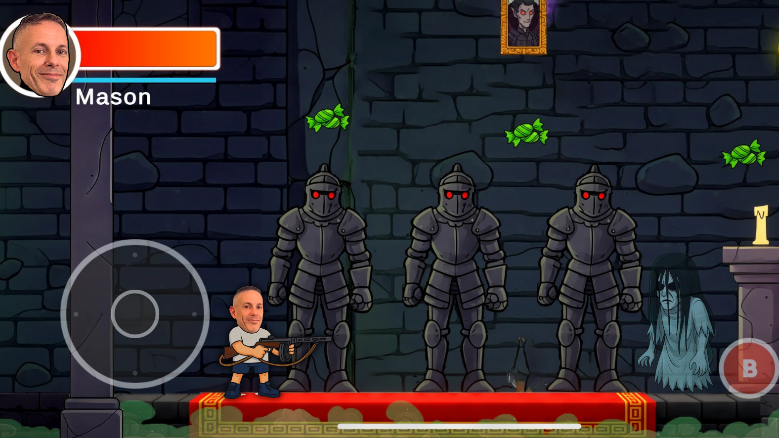 Dracula Castle custom video game by Muksun Games — personalized horror adventure with vampires, castles, and dark fantasy settings.