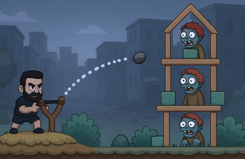 Physics-based slingshot