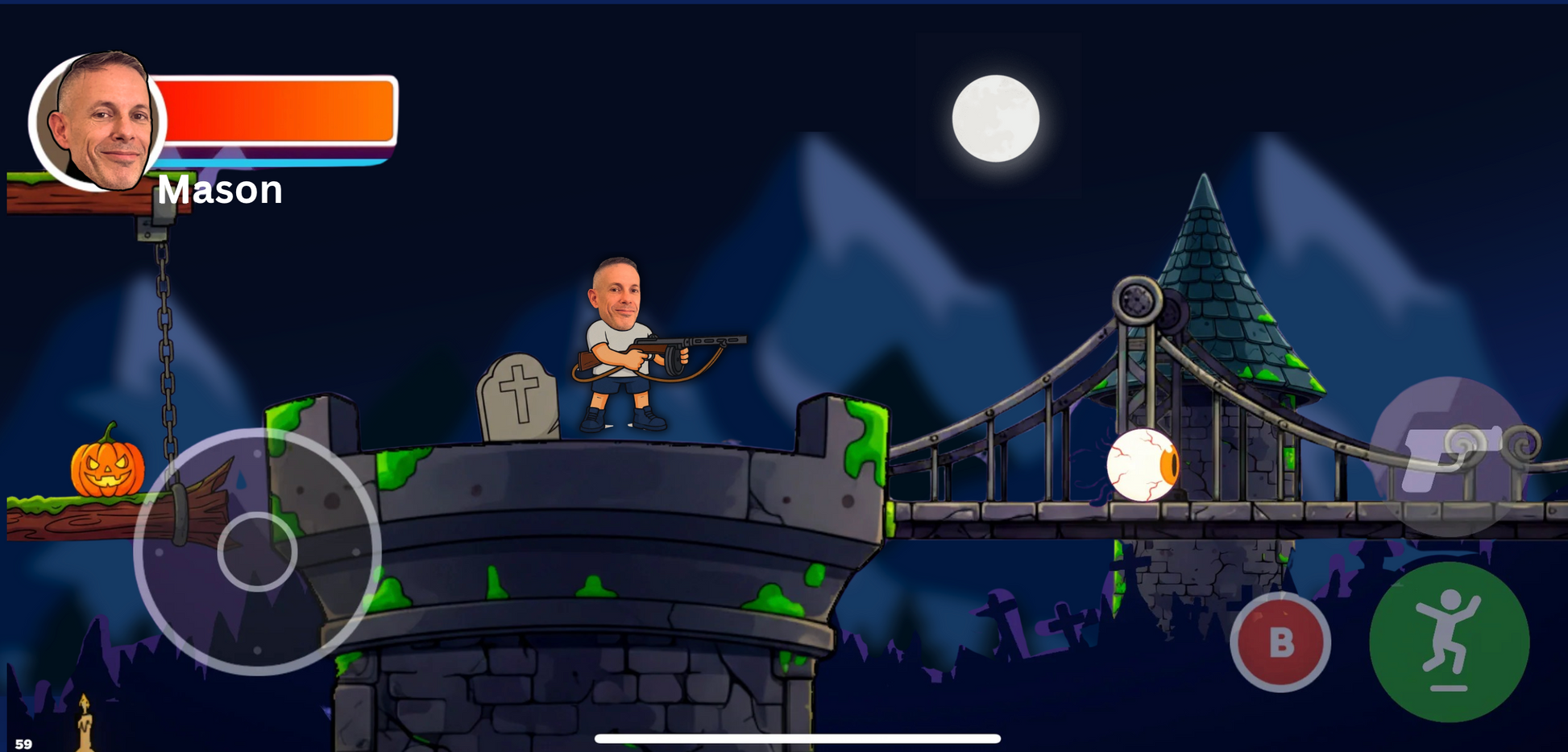 Single level 2D Platformer