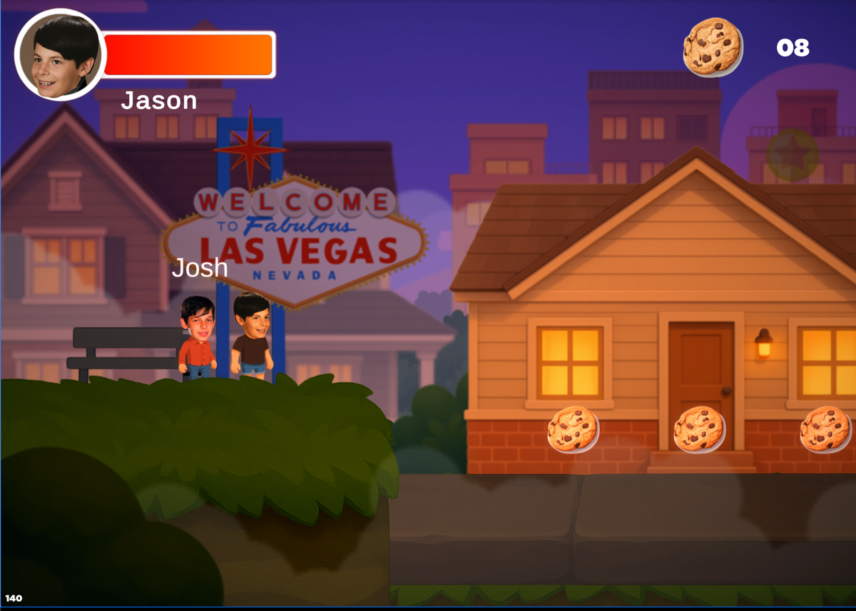A personalized video game made by Muksun Games: the customer is the main character