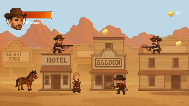 Michael in the Wild West - Hover